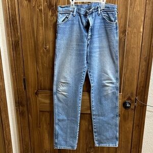 Wrangler Light Blue Straight Jeans
